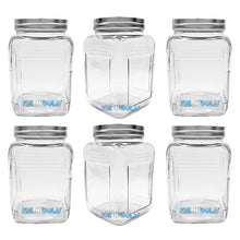 Load image into Gallery viewer, 3-Liter Glass Storage Jar – 0.79 Gallon, 101 Oz, with Brushed Aluminum Lid