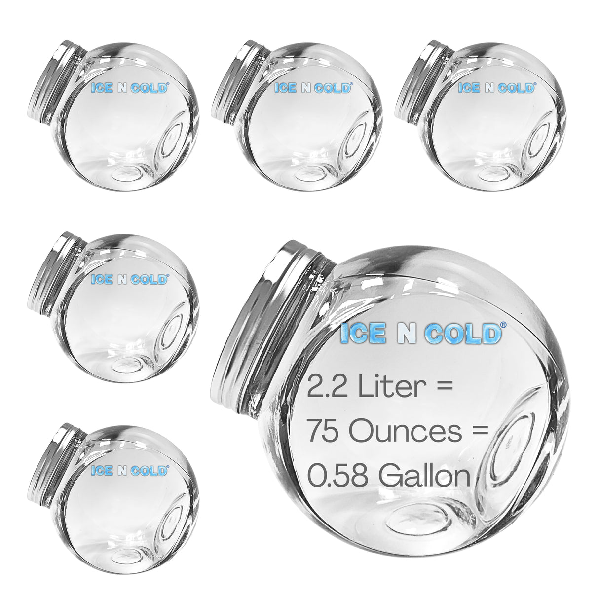 Angled Glass Jar with Stainless Steel Lid | Multi-Use Storage Container