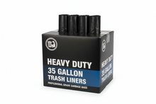 Load image into Gallery viewer, 33-Gallon Trash Bags, 33" x 40", Black, (100 Bags)