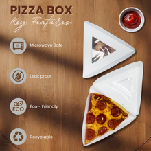 Load image into Gallery viewer, Individual Slice Pizza Box with window