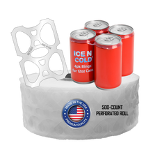 Load image into Gallery viewer, Ice N Cold Four Pack Rings | 500ct Roll