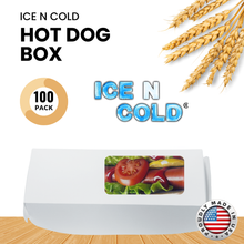 Load image into Gallery viewer, Regular Hot Dog Clamshell Containers