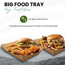 Load image into Gallery viewer, XL Kraft Paper Food Boat
