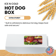 Load image into Gallery viewer, Regular Hot Dog Clamshell Containers