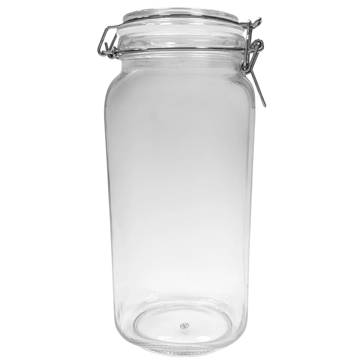 Airtight Glass Storage Jars with Clamp Lid – Food Storage Containers with Rubber Gasket Seal – Pantry & Kitchen Canisters for Dry Goods, Coffee, Sugar, Pasta – 0.4L to 4L Sizes Jay's Import & Export