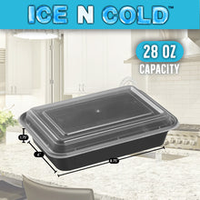 Load image into Gallery viewer, Take Out Containers with Lid - Rectangle - 28oz (50-Pack)