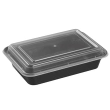 Load image into Gallery viewer, Take Out Containers with Lid - Rectangle - 48oz (50-Pack)