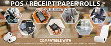 Load image into Gallery viewer, Thermal Paper - POS Receipt Paper Rolls - Credit Card Receipt Paper