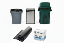 Load image into Gallery viewer, 35-Gallon Trash Bags, 33" x 40", Black, (100 Bags)
