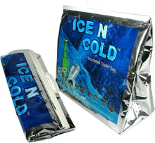 Load image into Gallery viewer, ICE N COLD® Large Insulated Cooler Bags - Thermal Bags holds up to 35 lbs - Available in multiple quantities