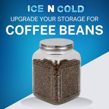 Load image into Gallery viewer, 3-Liter Glass Storage Jar – 0.79 Gallon, 101 Oz, with Brushed Aluminum Lid