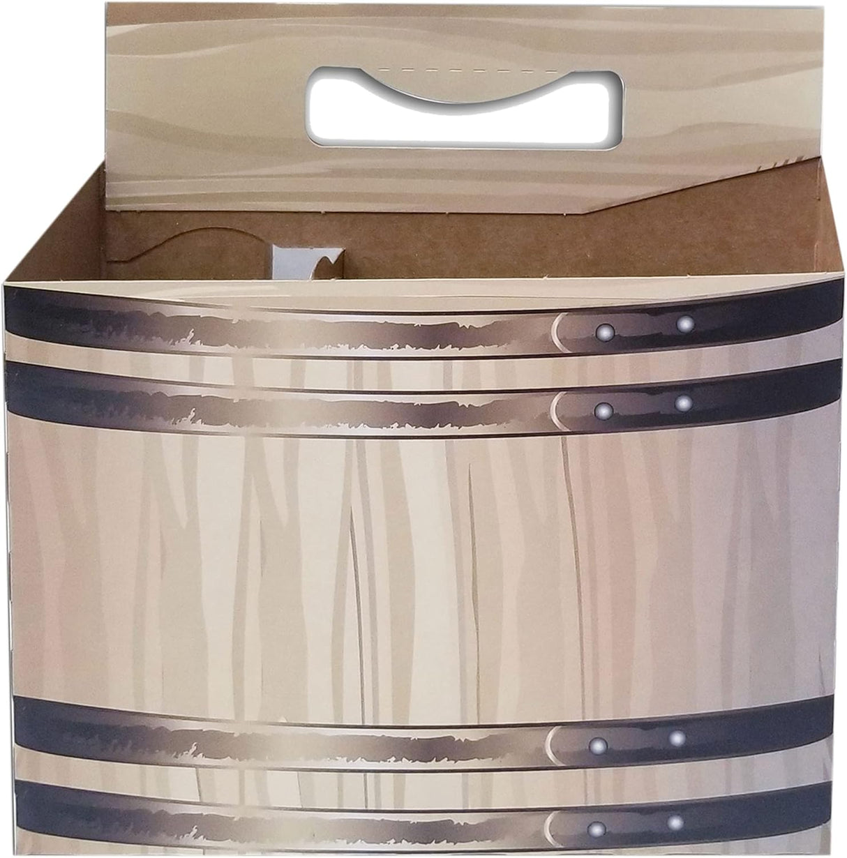 6pk Cardboard Carrier | Barrel Cardboard 12oz Bottle Carrier