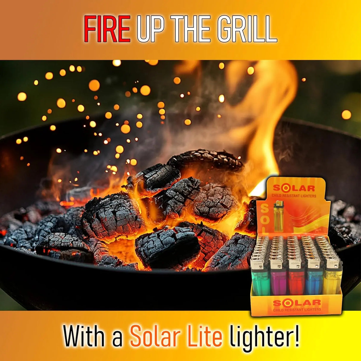 Solar/Solar Lite® Clear Lighters | 1000ct | Bonus FREE 50pk included with 1000ct Lighters ICE N COLD®