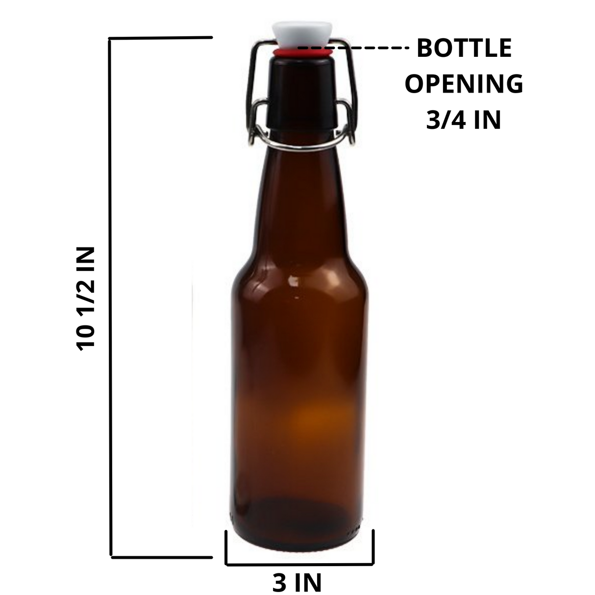 Jay's Import & Export | 16-20oz Amber Growler