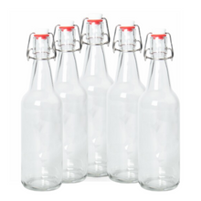 Load image into Gallery viewer, Jay's Import & Export | Clear 16-20oz Glass Growlers