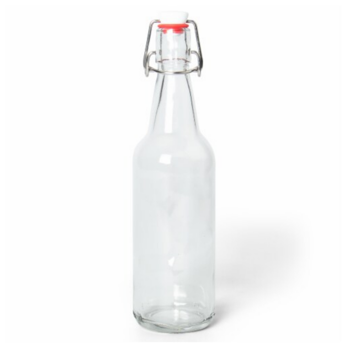 16-20oz Clear Growler with Flip Top Airtight Silicone Seal – Jay's Import &  Export