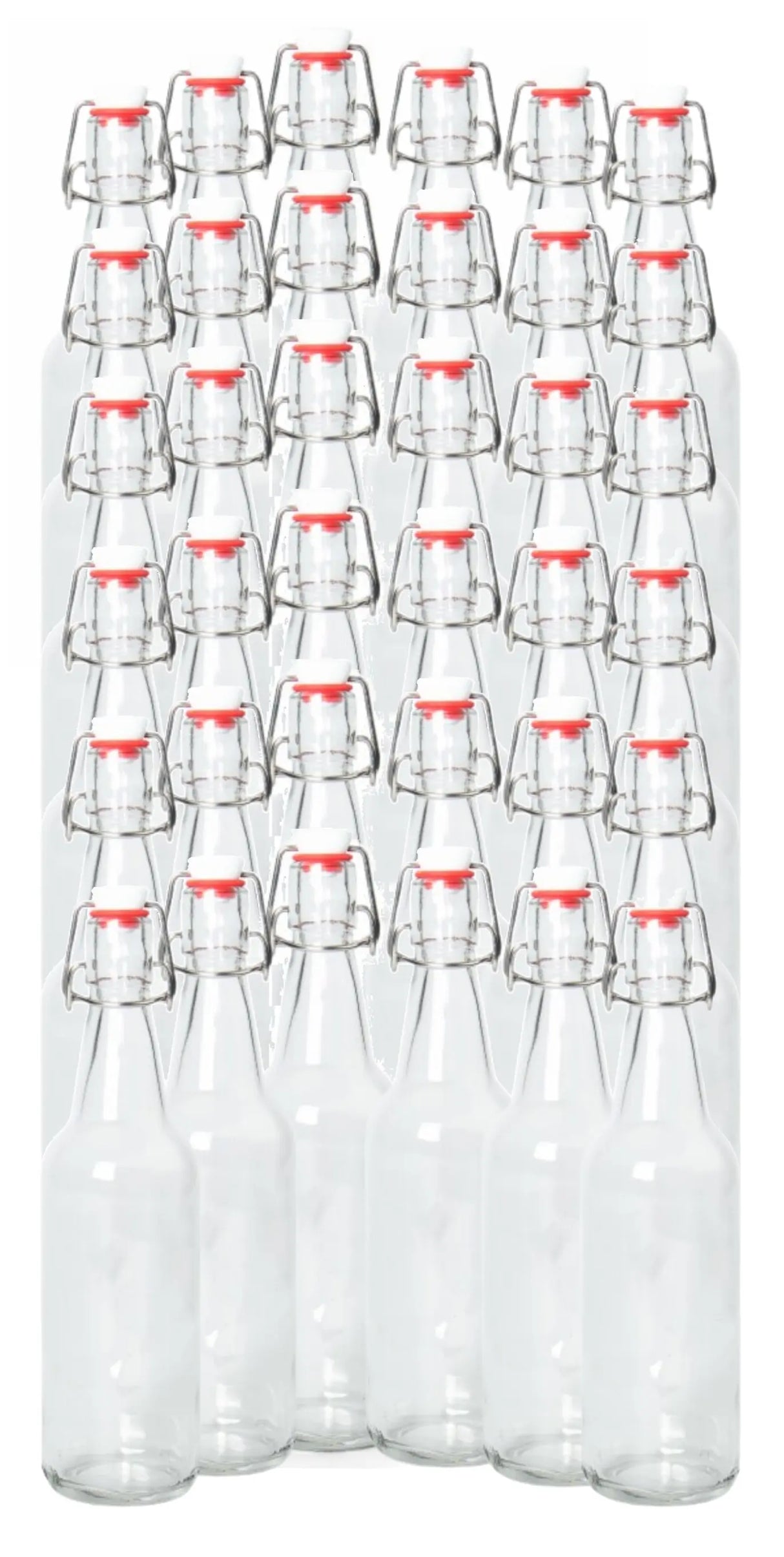 16-20oz Clear Growler with Flip Top Airtight Silicone Seal ICE N COLD®