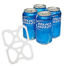 Load image into Gallery viewer, C-Store Packaging - 4-Pack Rings - Plastic Four Pack Rings