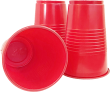 Load image into Gallery viewer, C-Store Packaging | Red Disposable Plastic Cups