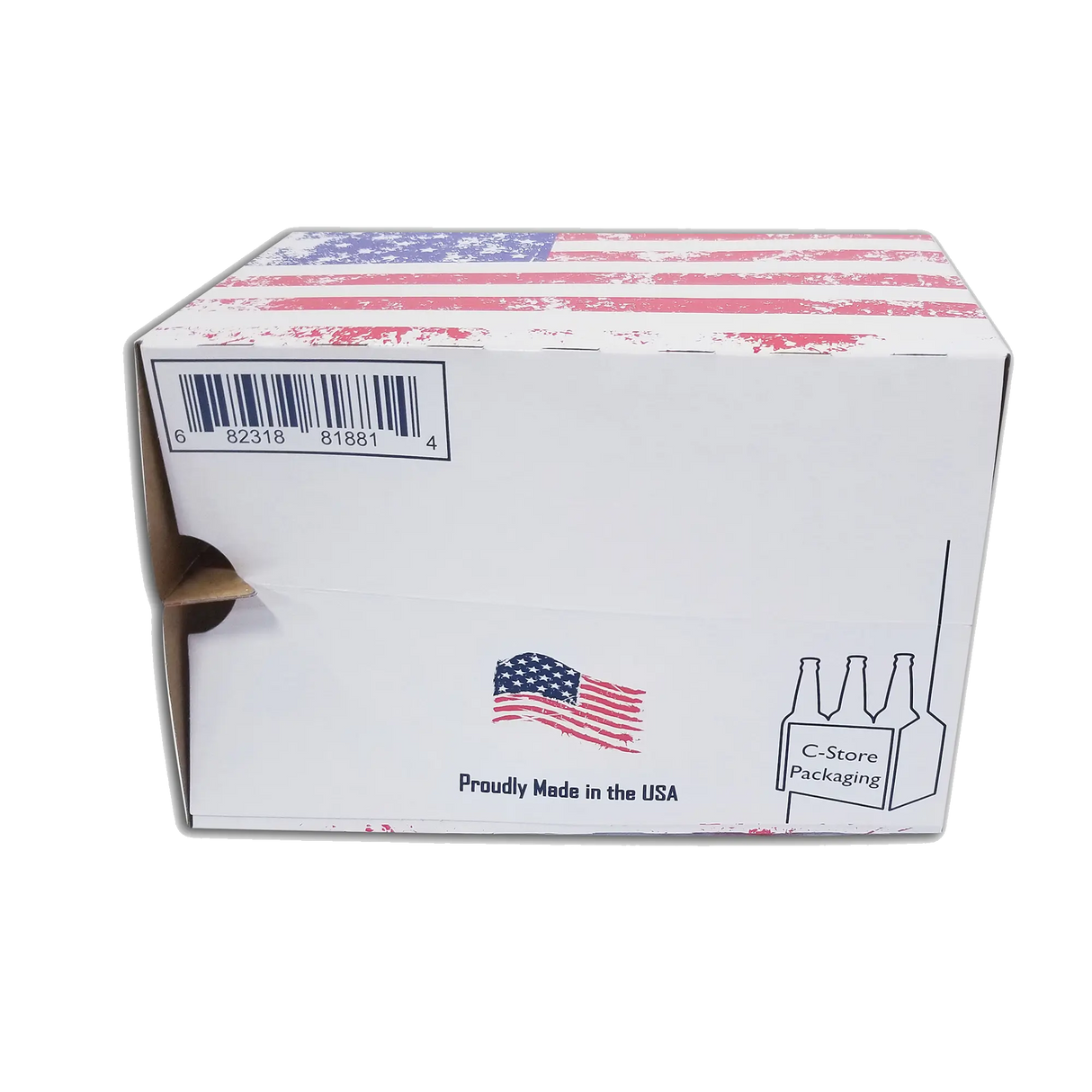 C-Store Packaging - American Flag Cardboard Carrier