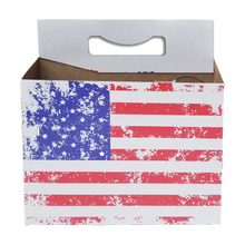 Load image into Gallery viewer, C-Store Packaging - American Flag Cardboard Carrier