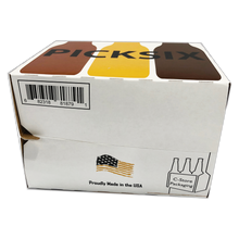 Load image into Gallery viewer, C-Store Packaging | Pick Six Bottles Cardboard 6 Pack Bottle Carrier