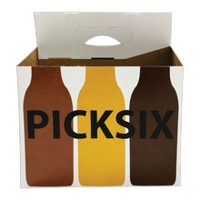 Load image into Gallery viewer, C-Store Packaging | Pick Six Bottles Cardboard 6 Pack Bottle Carrier