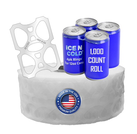Can Rings 4 Pack - Universal Fit for 12oz Cans