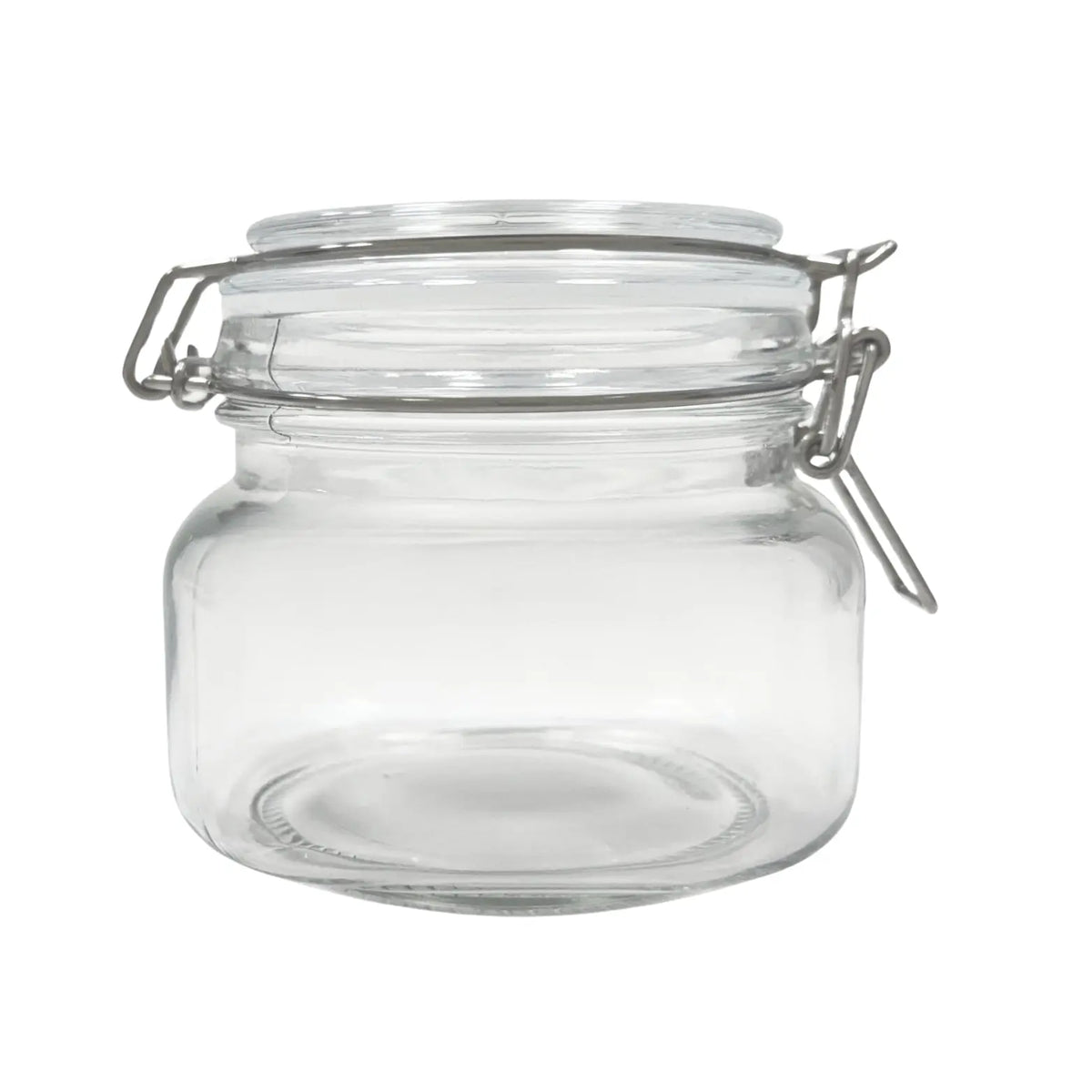 Airtight Glass Storage Jars with Clamp Lid – Food Storage Containers with Rubber Gasket Seal – Pantry & Kitchen Canisters for Dry Goods, Coffee, Sugar, Pasta – 0.4L to 4L Sizes Jay's Import & Export