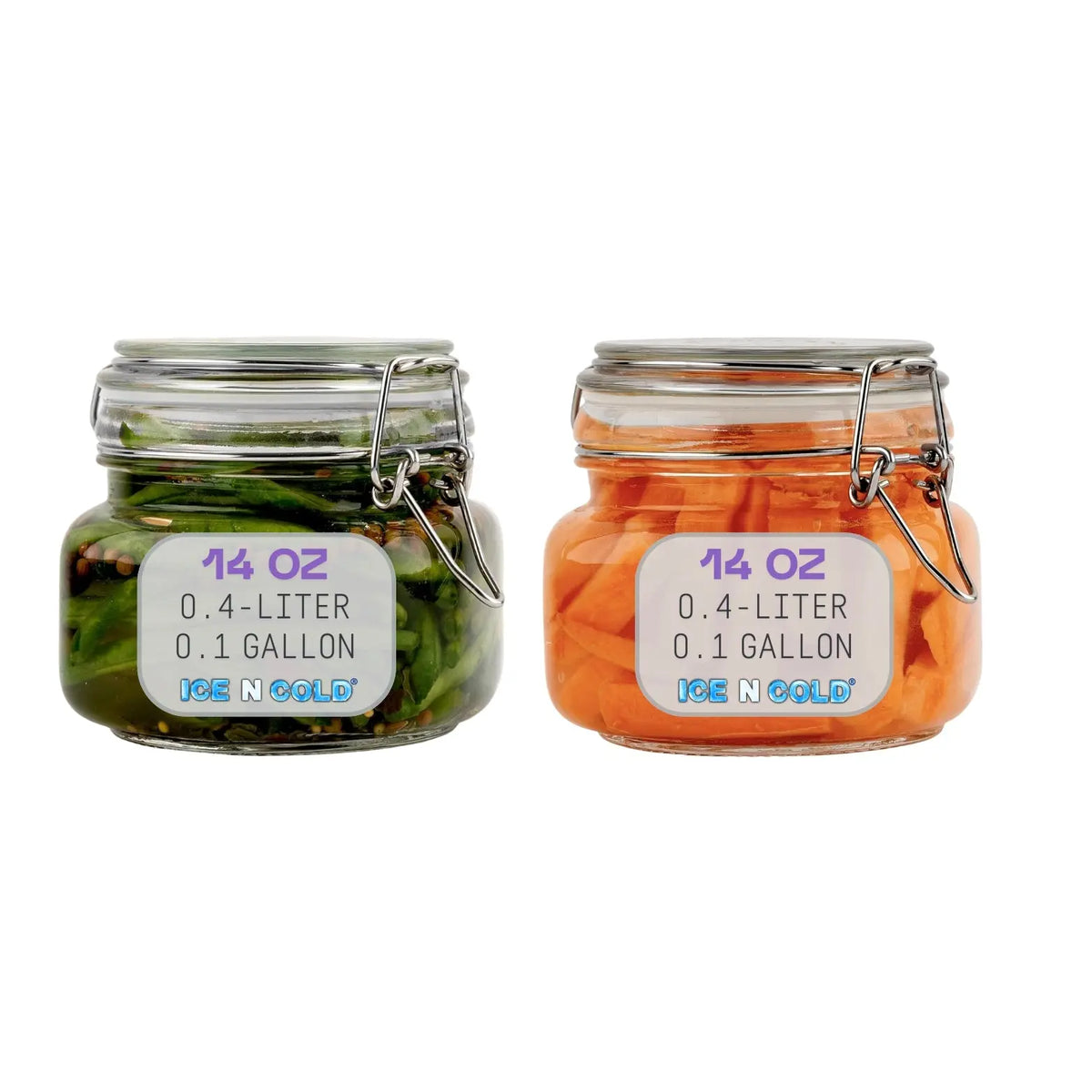 Airtight Glass Storage Jars with Clamp Lid – Food Storage Containers with Rubber Gasket Seal – Pantry & Kitchen Canisters for Dry Goods, Coffee, Sugar, Pasta – 0.4L to 4L Sizes Jay's Import & Export