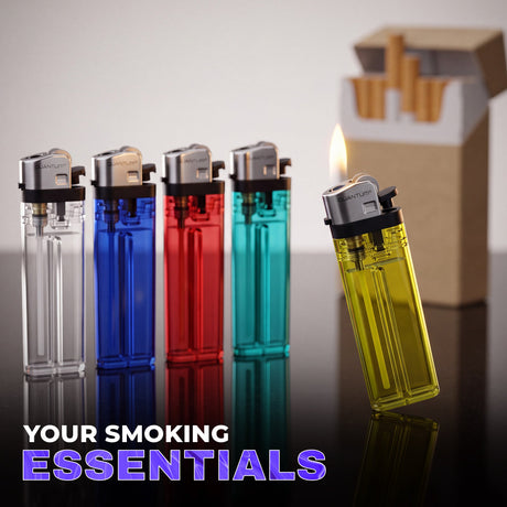 Disposable Lighters (50pk to 1000pk) | QUANTUM® | Bonus 5pk on 50 & 100 ICE N COLD®