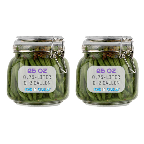Airtight Glass Storage Jars with Clamp Lid – Food Storage Containers with Rubber Gasket Seal – Pantry & Kitchen Canisters for Dry Goods, Coffee, Sugar, Pasta – 0.4L to 4L Sizes