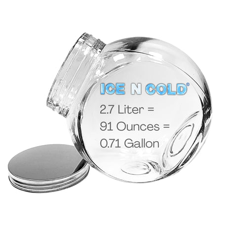 Angled Glass Jar with Stainless Steel Lid | Multi-Use Storage Container