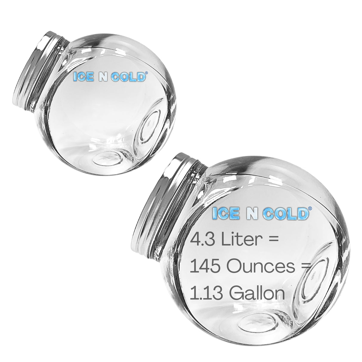 Angled Glass Jar with Stainless Steel Lid | Multi-Use Storage Container