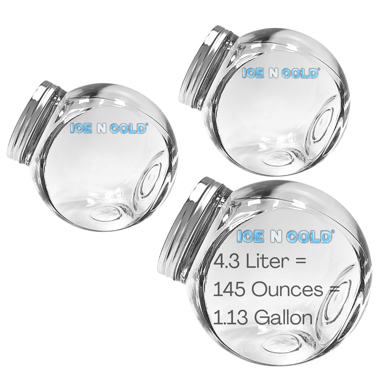 Angled Glass Jar with Stainless Steel Lid | Multi-Use Storage Container
