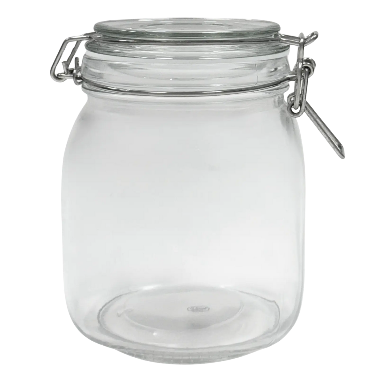 Airtight Glass Storage Jars with Clamp Lid – Food Storage Containers with Rubber Gasket Seal – Pantry & Kitchen Canisters for Dry Goods, Coffee, Sugar, Pasta – 0.4L to 4L Sizes Jay's Import & Export