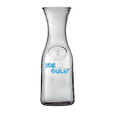 1-Liter Glass Carafe (33.8 oz / ~0.26 Gal) – Wide Mouth Water, Juice, Wine and Drink Jug, Clear Durable Glass