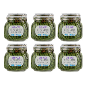 Airtight Glass Storage Jars with Clamp Lid – Food Storage Containers with Rubber Gasket Seal – Pantry & Kitchen Canisters for Dry Goods, Coffee, Sugar, Pasta – 0.4L to 4L Sizes Jay's Import & Export