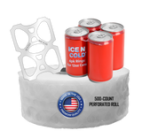 ICE N COLD® Four Pack Rings | 500ct Roll