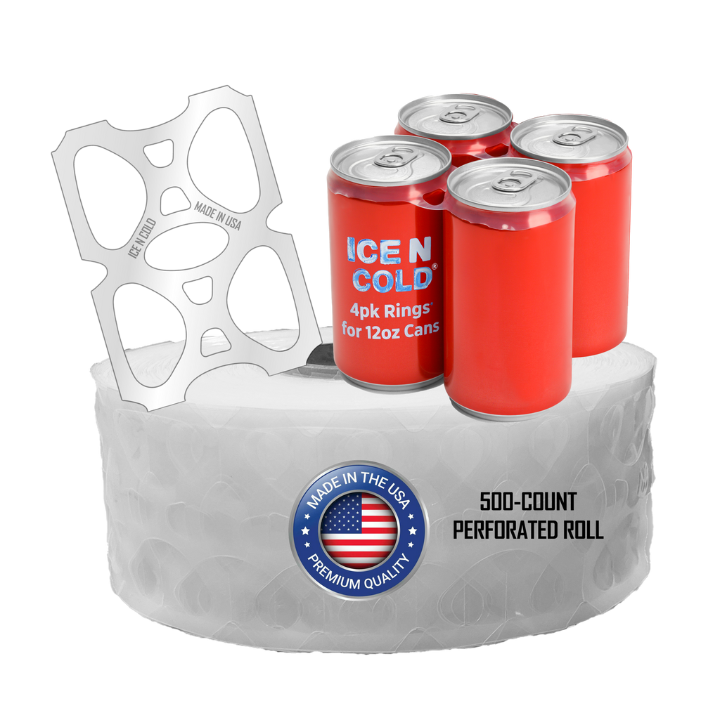 Ice N Cold Four Pack Rings | 500ct Roll