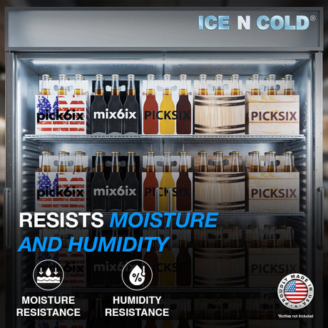 6pk Variety Pack Cardboard Carrier (Variety Pack) 12oz Bottles & Cans | Made In USA ICE N COLD®