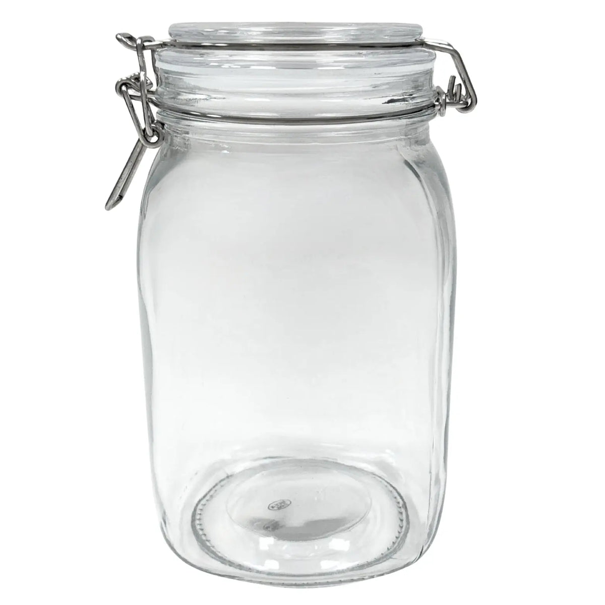 Airtight Glass Storage Jars with Clamp Lid – Food Storage Containers with Rubber Gasket Seal – Pantry & Kitchen Canisters for Dry Goods, Coffee, Sugar, Pasta – 0.4L to 4L Sizes Jay's Import & Export