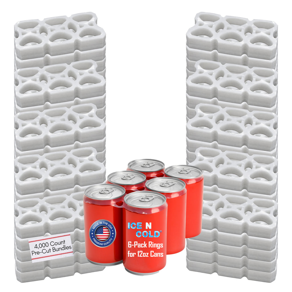 Ice N Cold Six Pack Rings | 4000ct Pre-Cut Rings