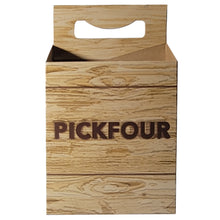 Load image into Gallery viewer, 4pk Cardboard Carrier (Crate Designs) | Holds 4pk 12oz Bottles
