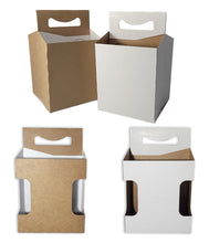 Load image into Gallery viewer, 4pk Cardboard Carrier | 12oz Bottle Carrier | Variety Pack
