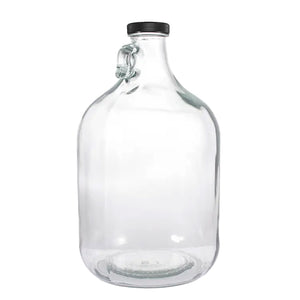 Oversized XL Glass Swear Jar with Lid, 5.2 Liter Money Saving Bank for Adults, Coin Collection Container (X-Large)