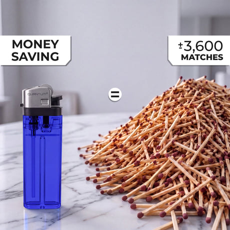 Disposable Lighters (50pk to 1000pk) | QUANTUM® | Bonus 5pk on 50 & 100 ICE N COLD®