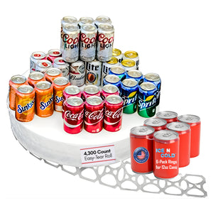 ICE N COLD® Perforated Six Pack Rings | 4300ct Roll