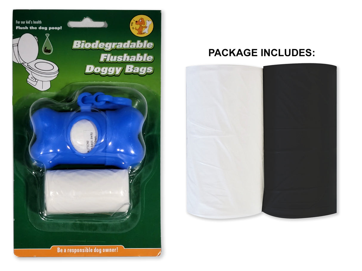 ICE N COLD Presents Premium Flushable and Biodegradable Dog Poop Bags by Proudly