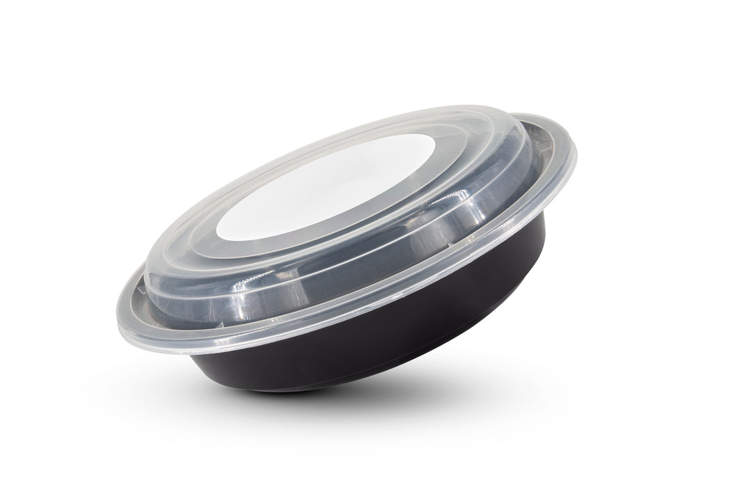 Take Out Containers with Lid - Round - 28oz (50-Pack)